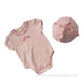 Baby Rompers with Hat, Elegant and Fashionable, Made of 100% Cotton